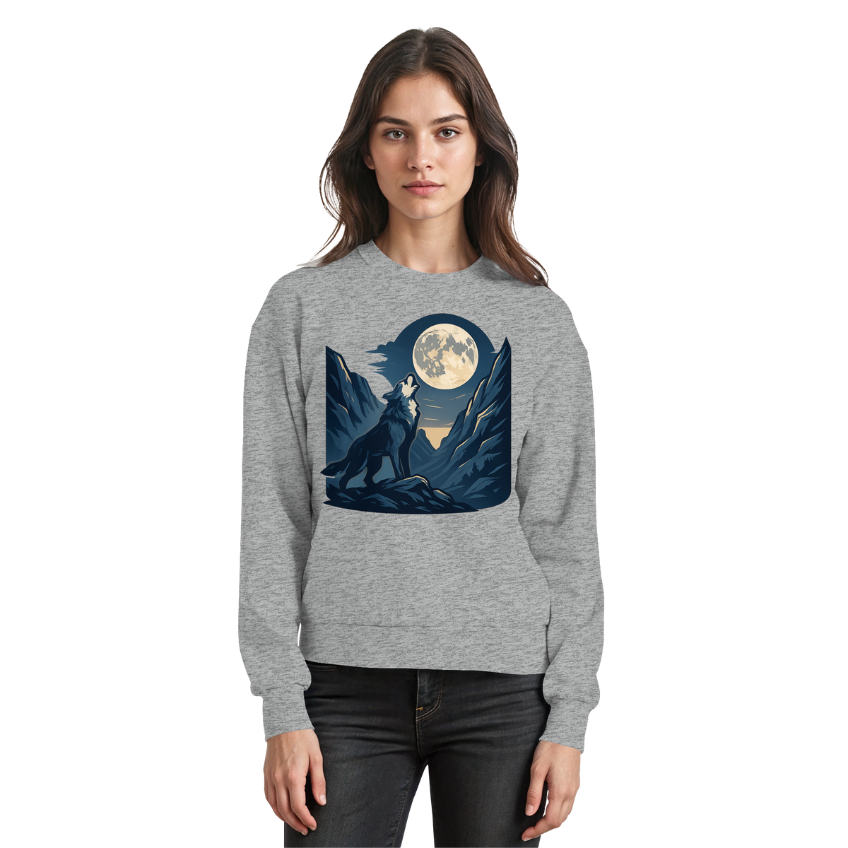 Silver Howl - Basic Sweatshirt