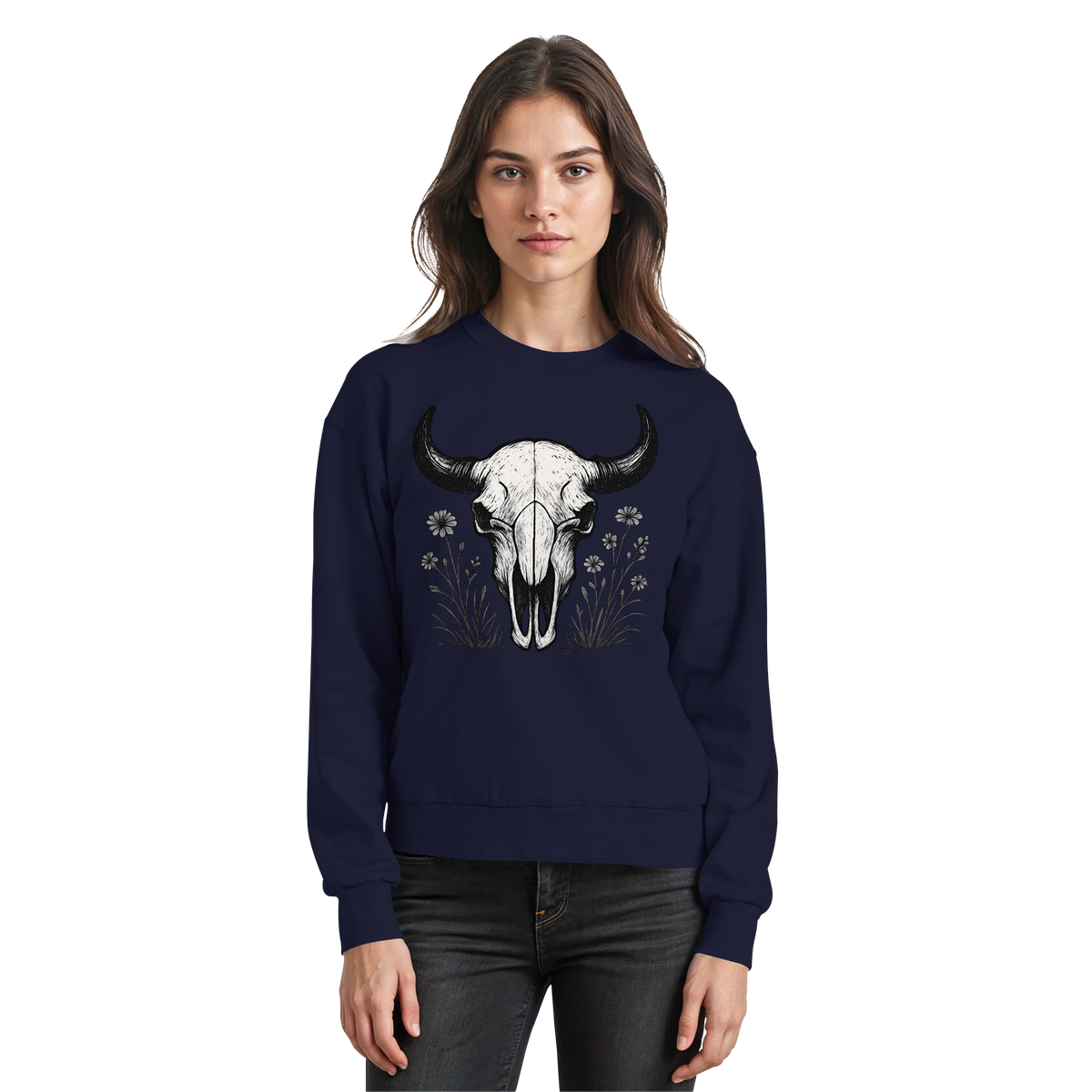 Bison Skull Sweatshirt