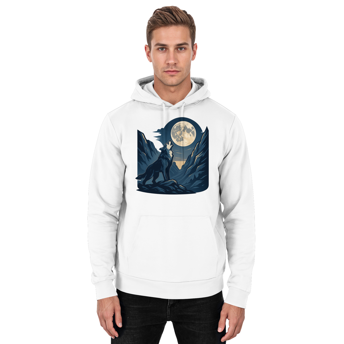Silver Howl - Basic Unisex Hoodie
