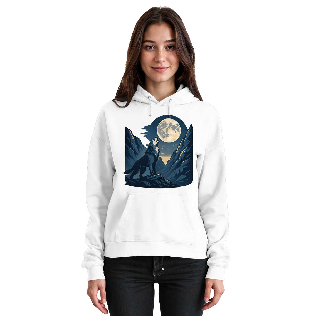 Silver Howl - Basic Unisex Hoodie
