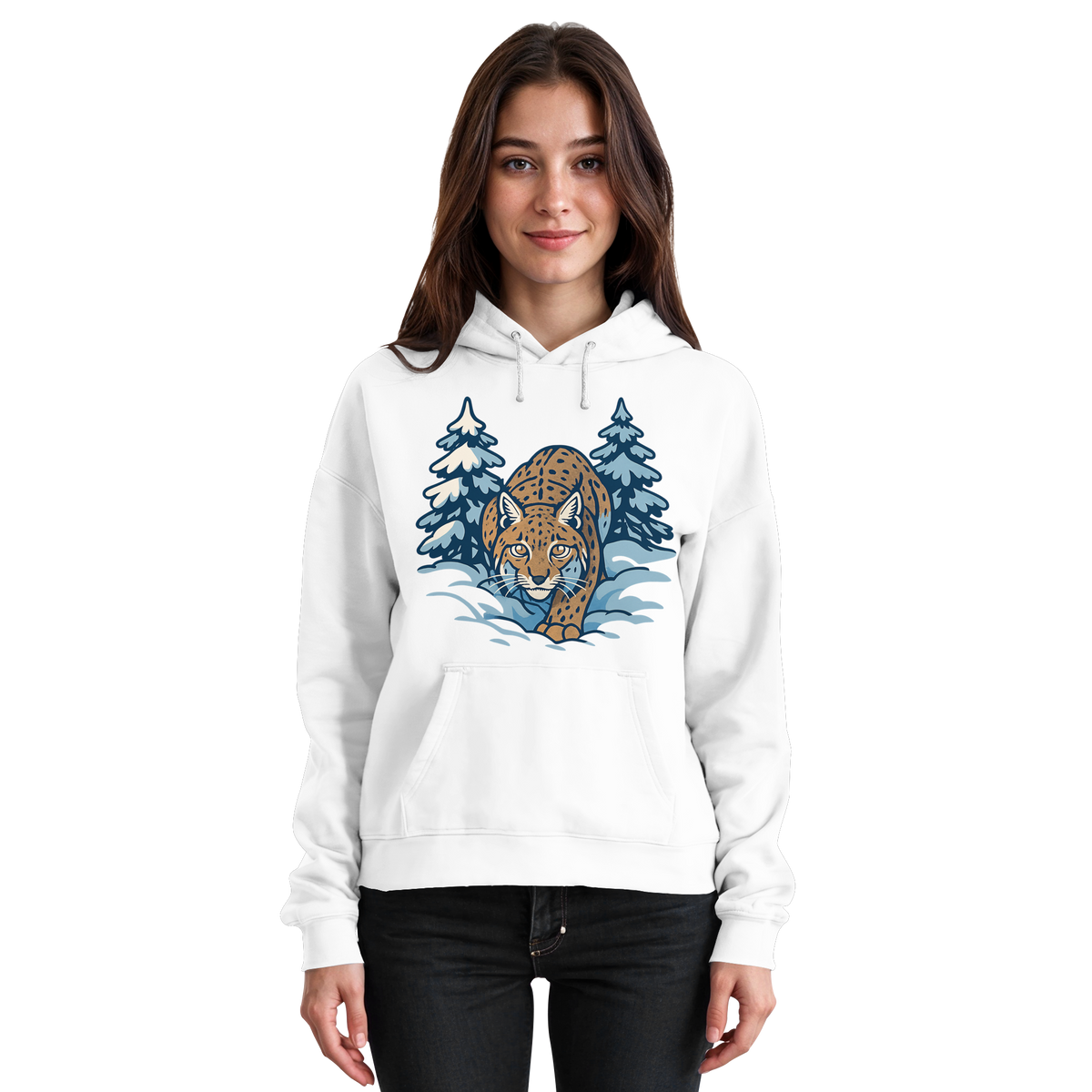 Snow Lynx Hoodie