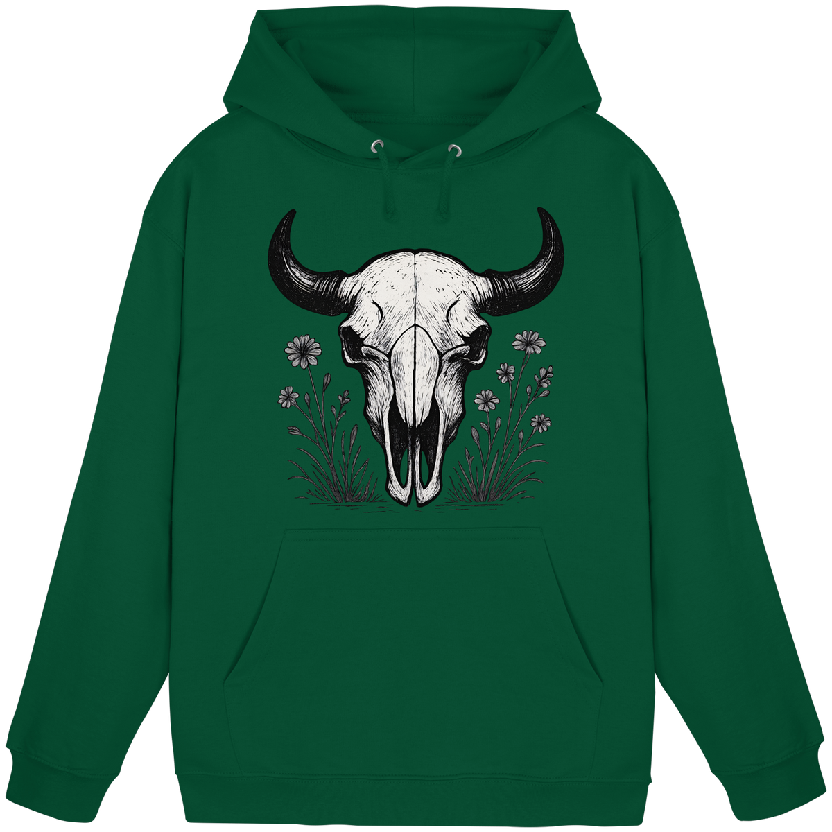 Bison Skull Hoodie