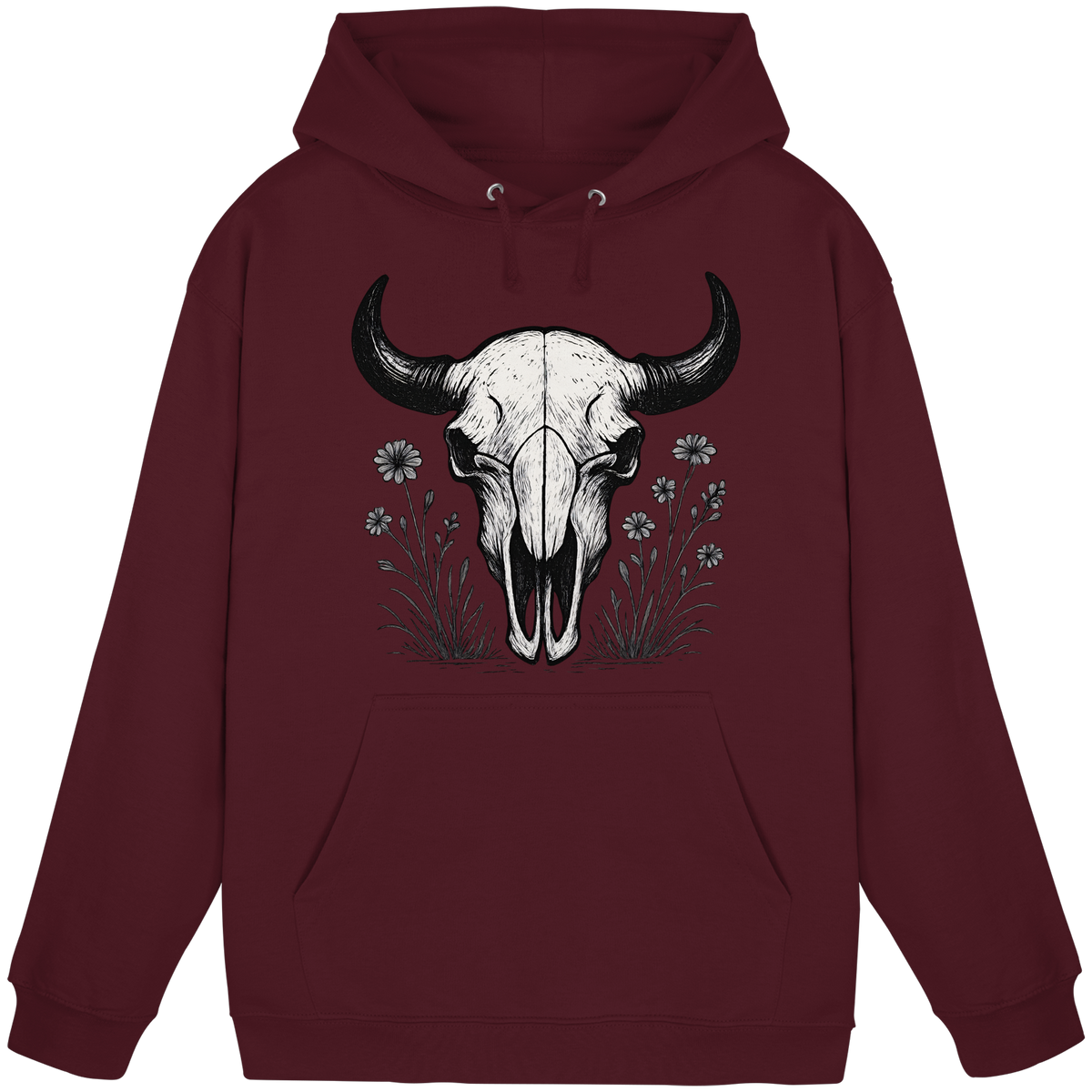 Bison Skull Hoodie