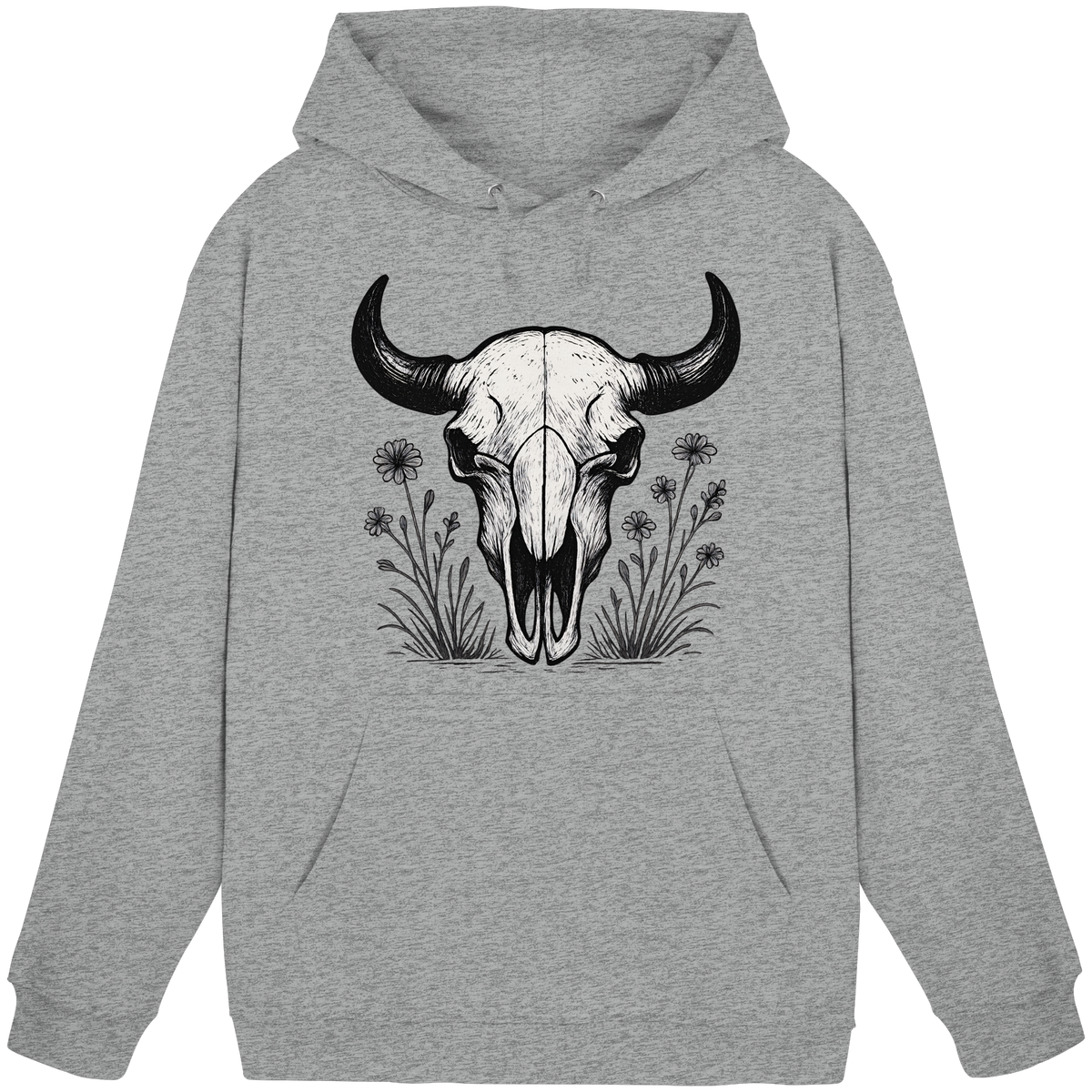 Bison Skull Hoodie