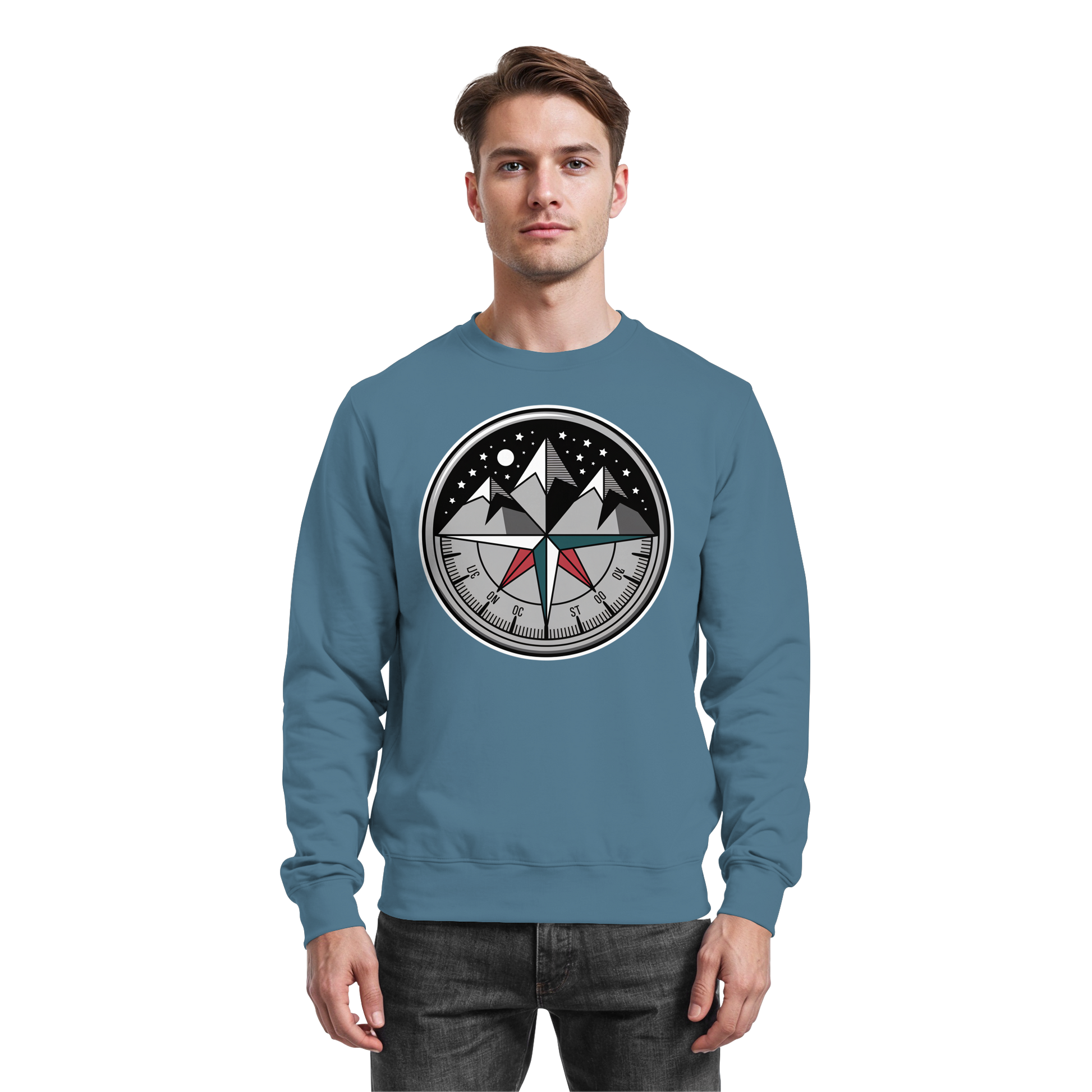 Starry compass  - Basic Sweatshirt - Arvenzo