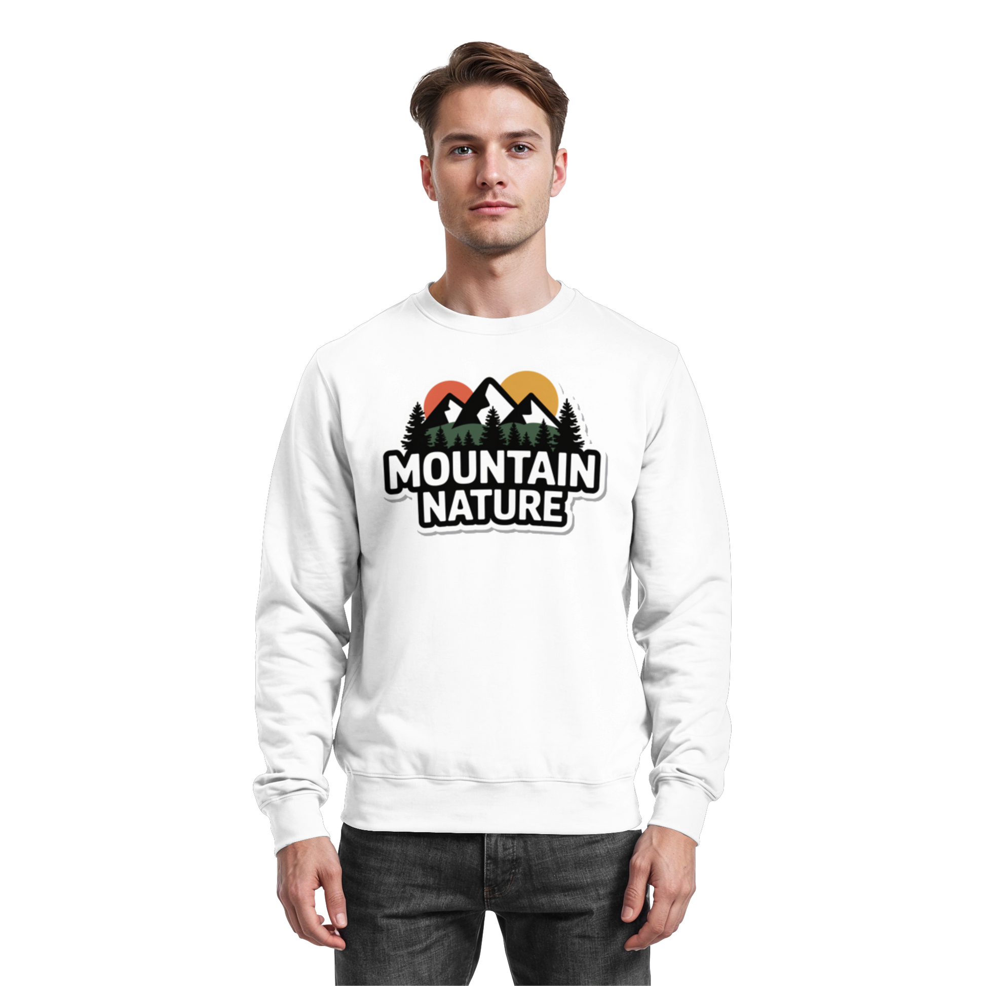 Mountain nature - Basic Sweatshirt - Arvenzo