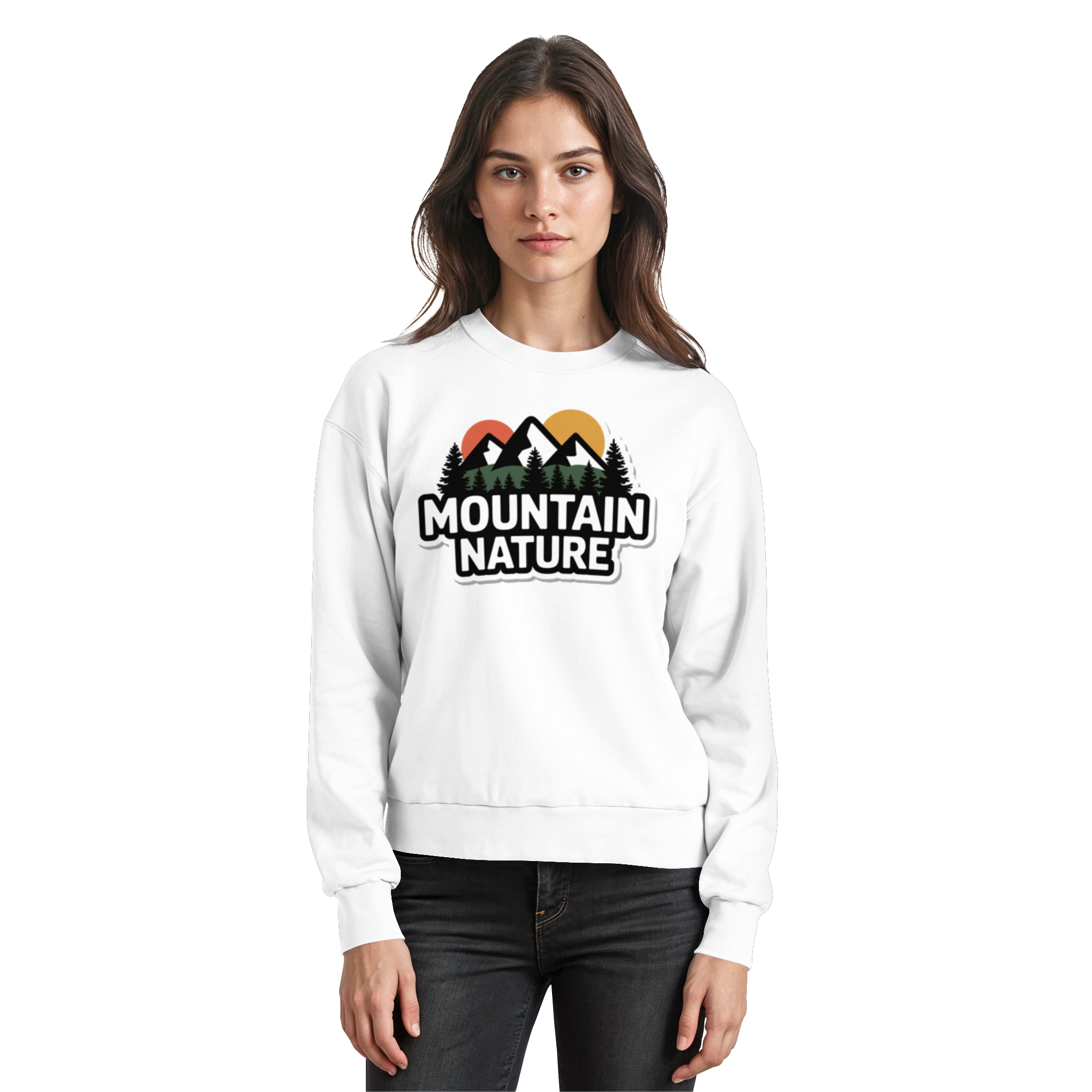 Mountain nature - Basic Sweatshirt - Arvenzo