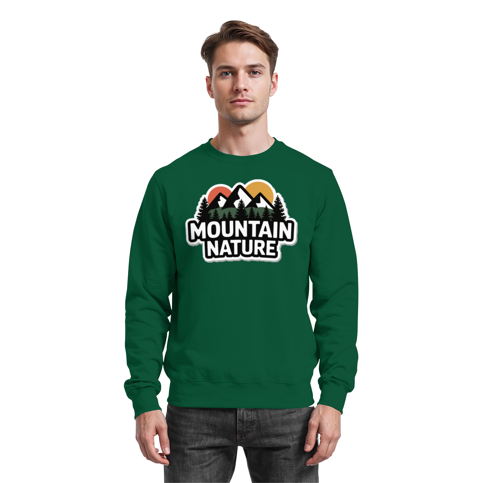 Mountain nature - Basic Sweatshirt - Arvenzo