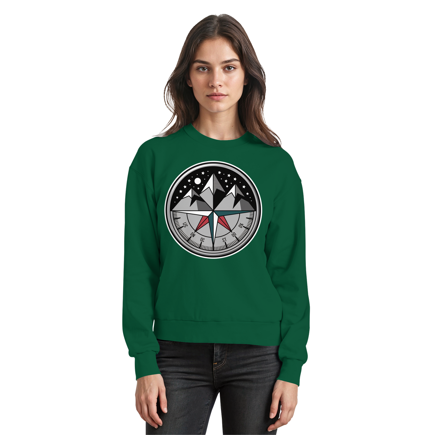 Starry compass  - Basic Sweatshirt - Arvenzo
