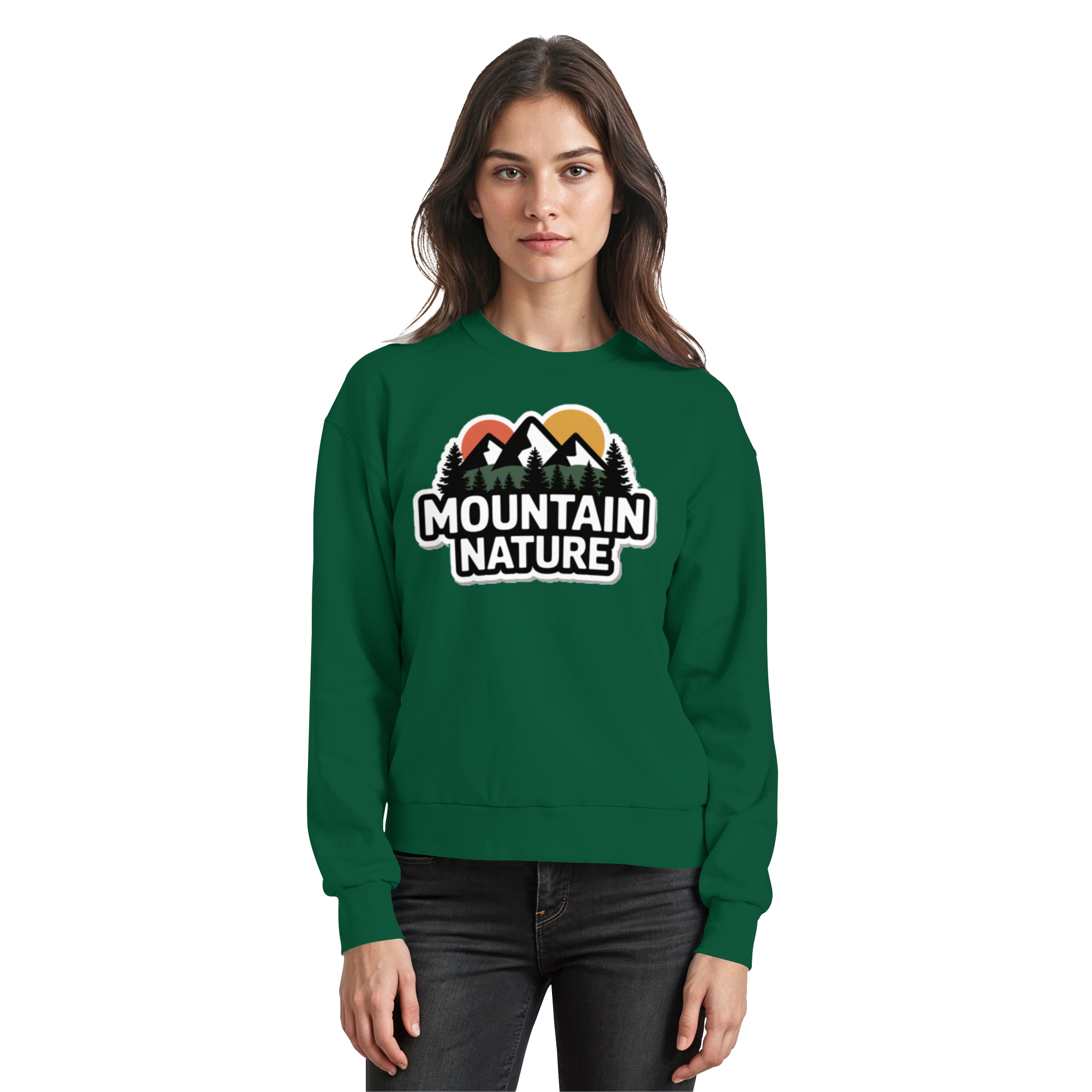 Mountain nature - Basic Sweatshirt - Arvenzo