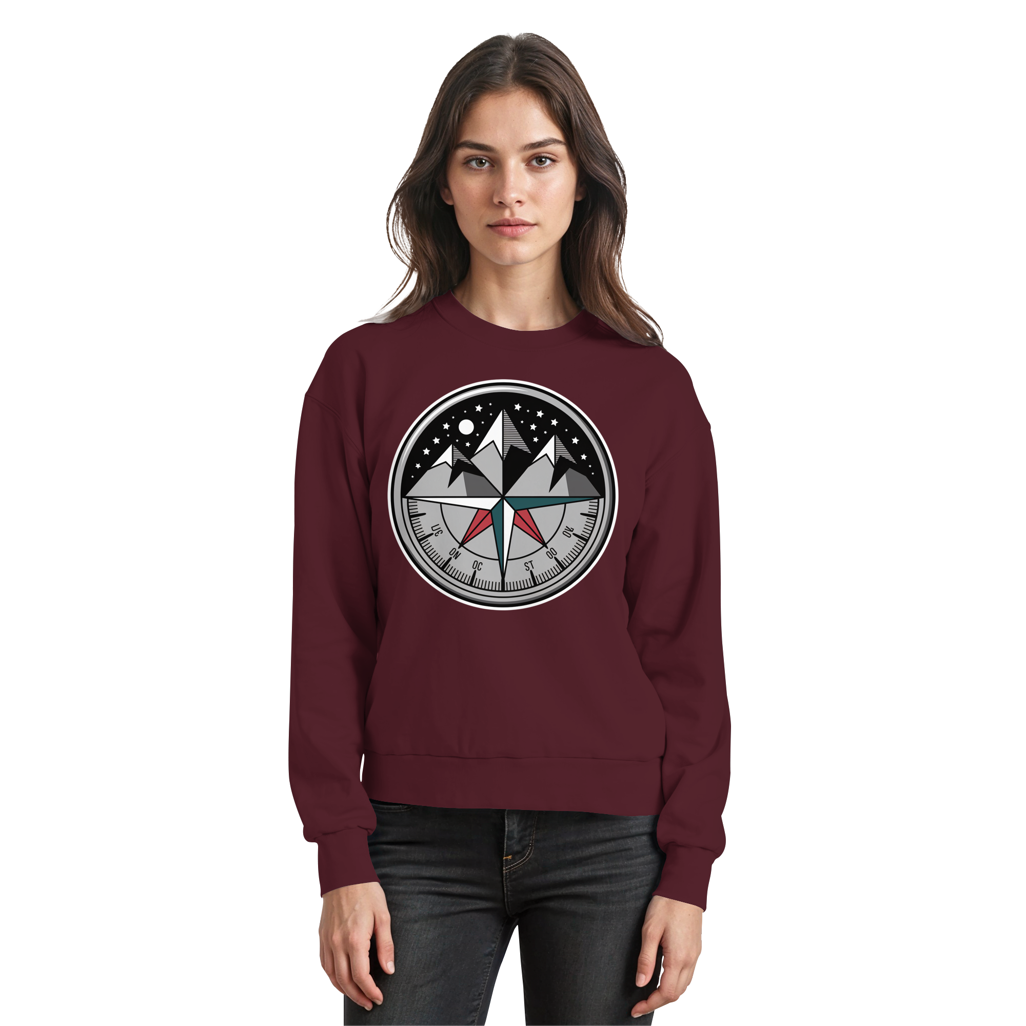 Starry compass  - Basic Sweatshirt - Arvenzo