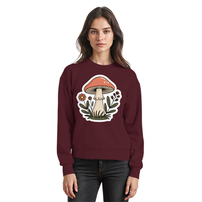 Arvenzo Still Roots burgundy sweatshirt with a simple front design, made from comfortable fabric, showcasing a classic casual style.