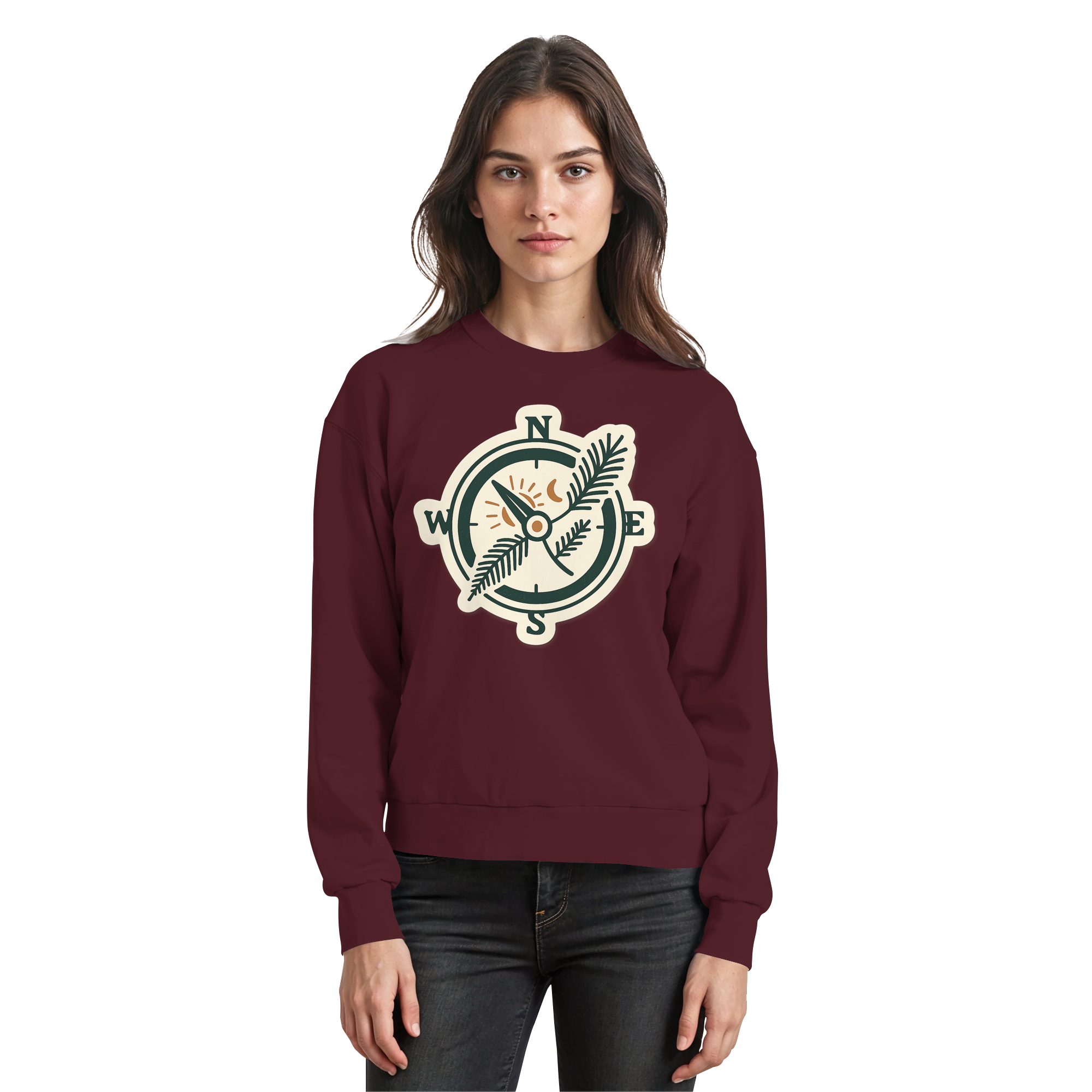 Natura Compass - Basic Sweatshirt - Arvenzo