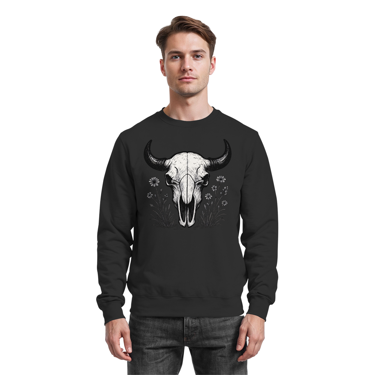 Bison Skull Sweatshirt