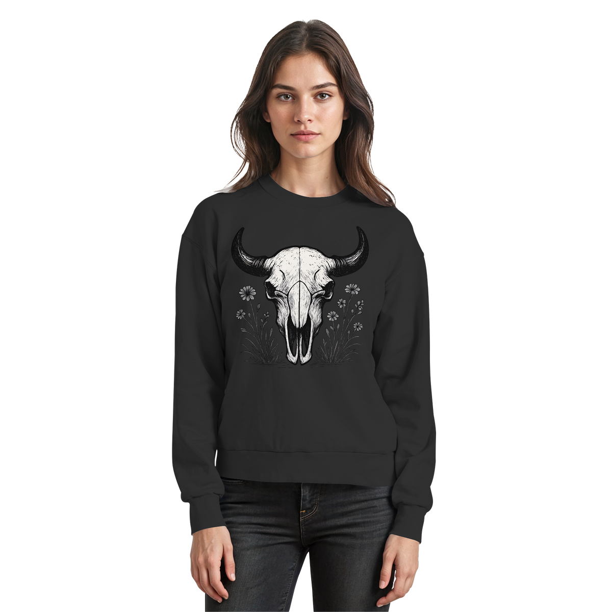 Bison Skull Sweatshirt