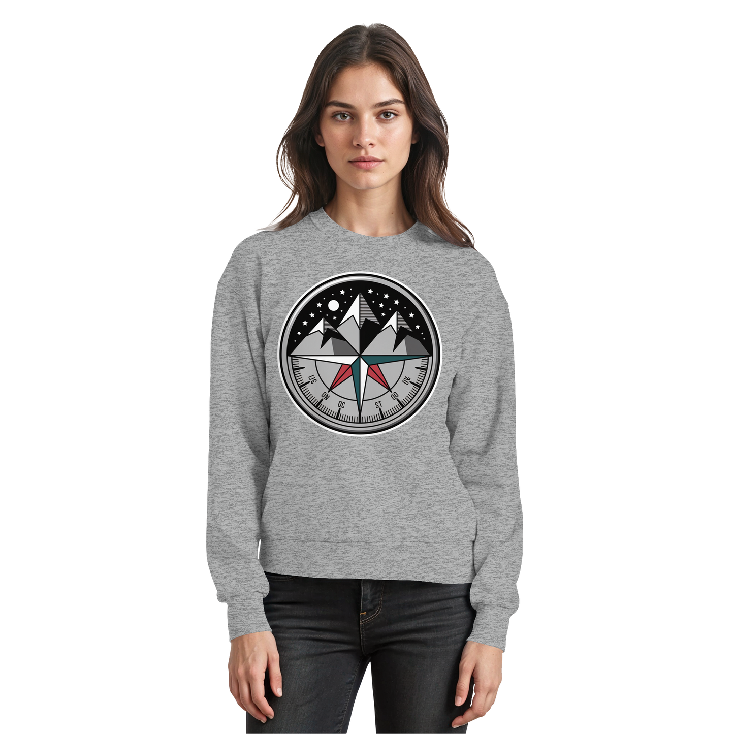 Starry compass  - Basic Sweatshirt - Arvenzo