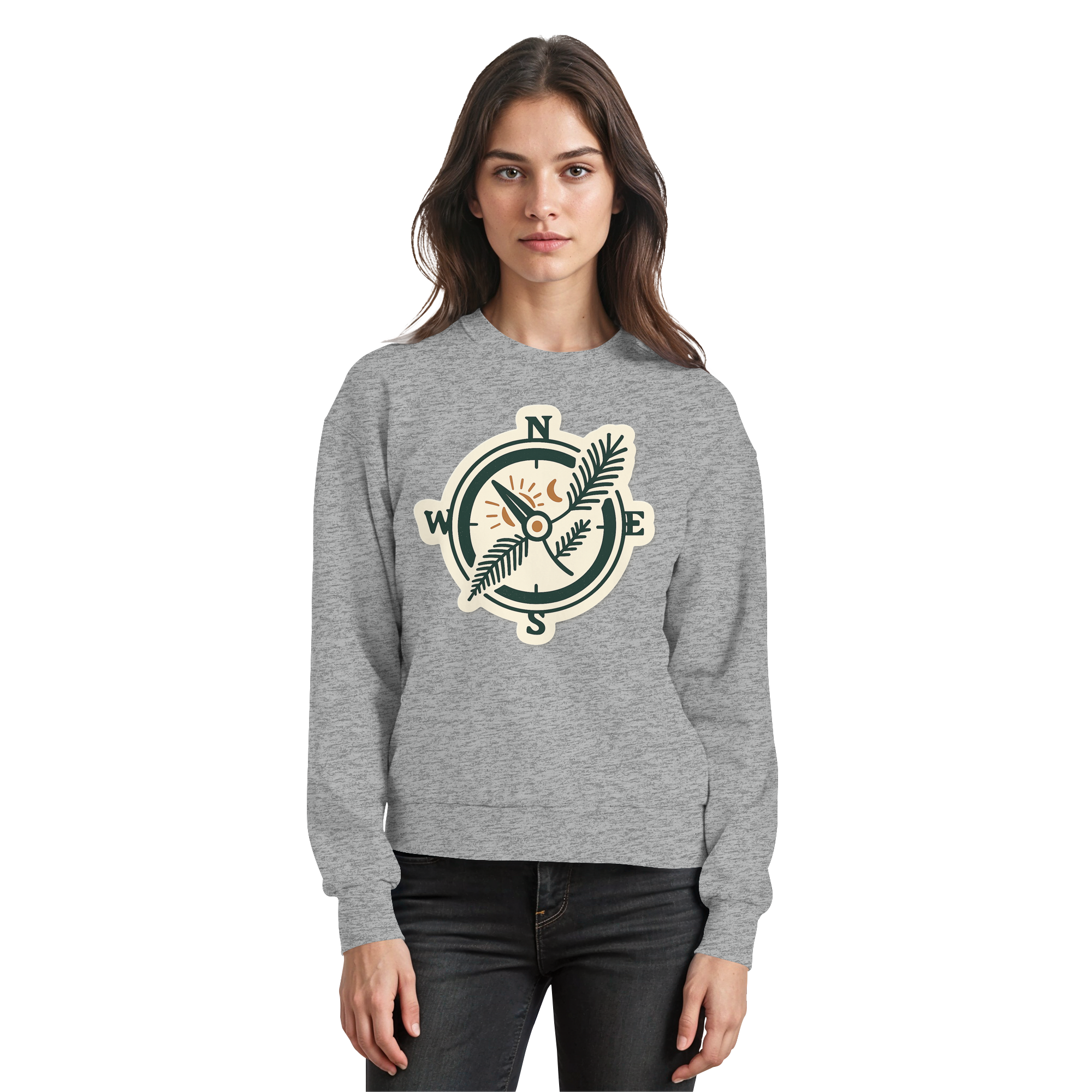 Natura Compass - Basic Sweatshirt - Arvenzo