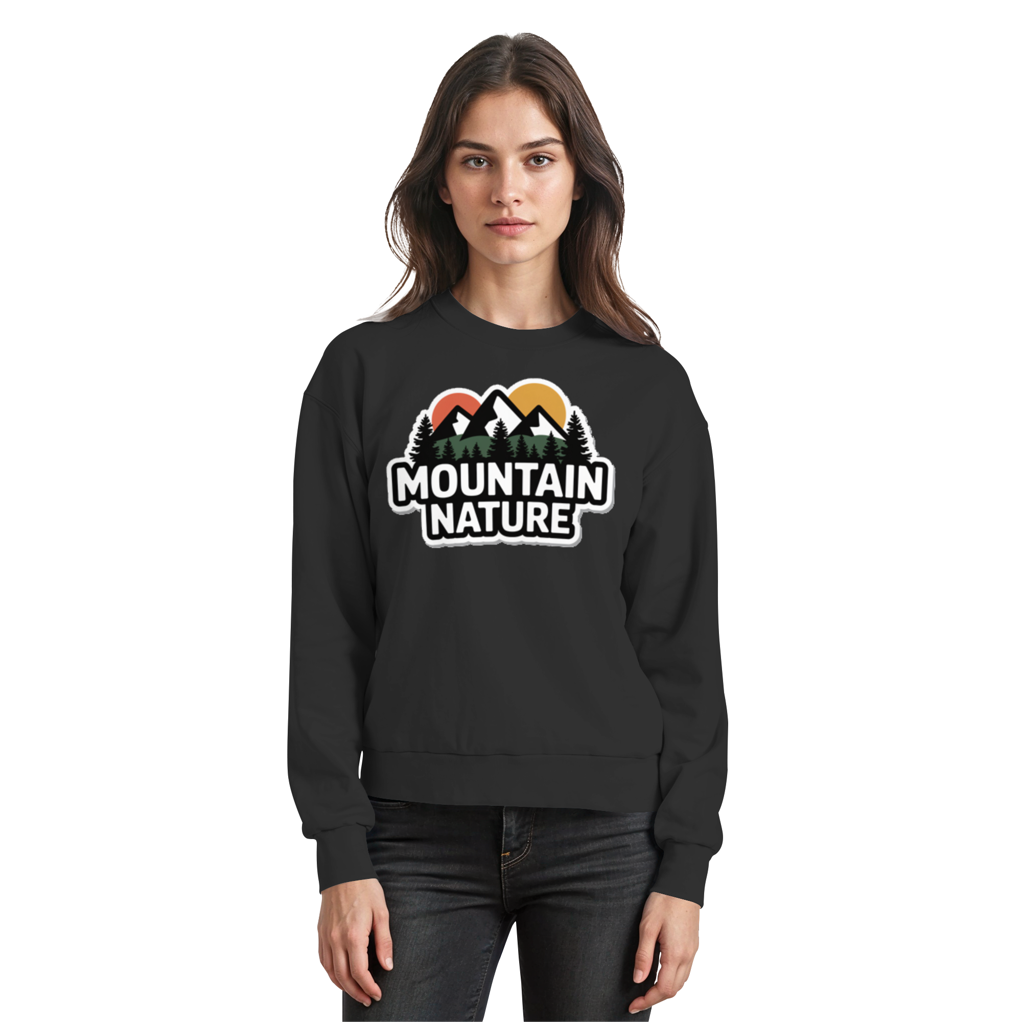 Mountain nature - Basic Sweatshirt - Arvenzo