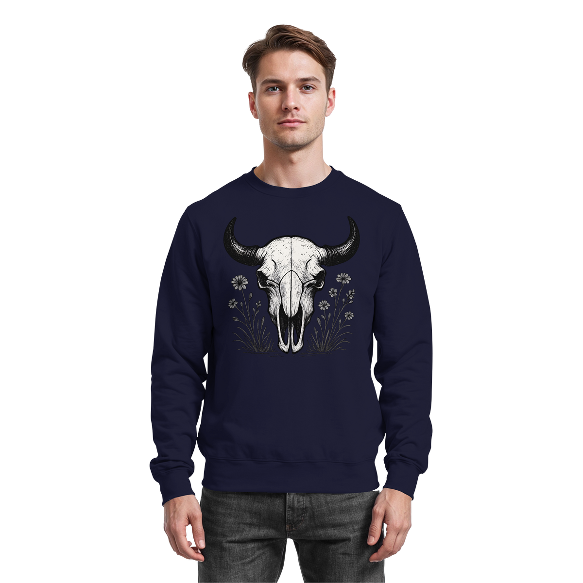 Bison Skull Sweatshirt