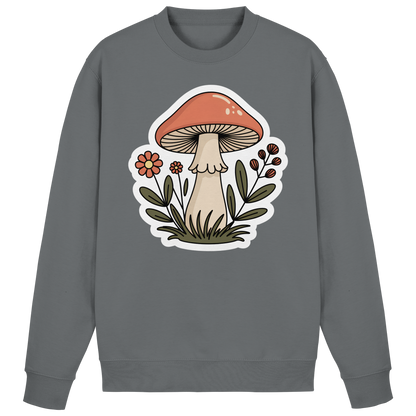 Arvenzo Still Roots sweatshirt in steel grey with a simple front design, made from soft, comfortable fabric.