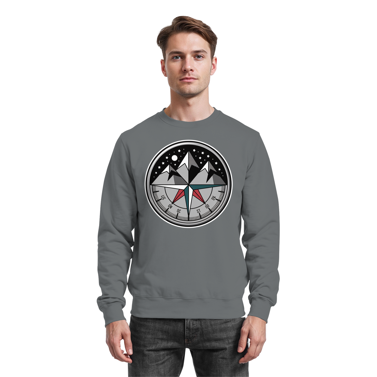 Starry compass  - Basic Sweatshirt - Arvenzo