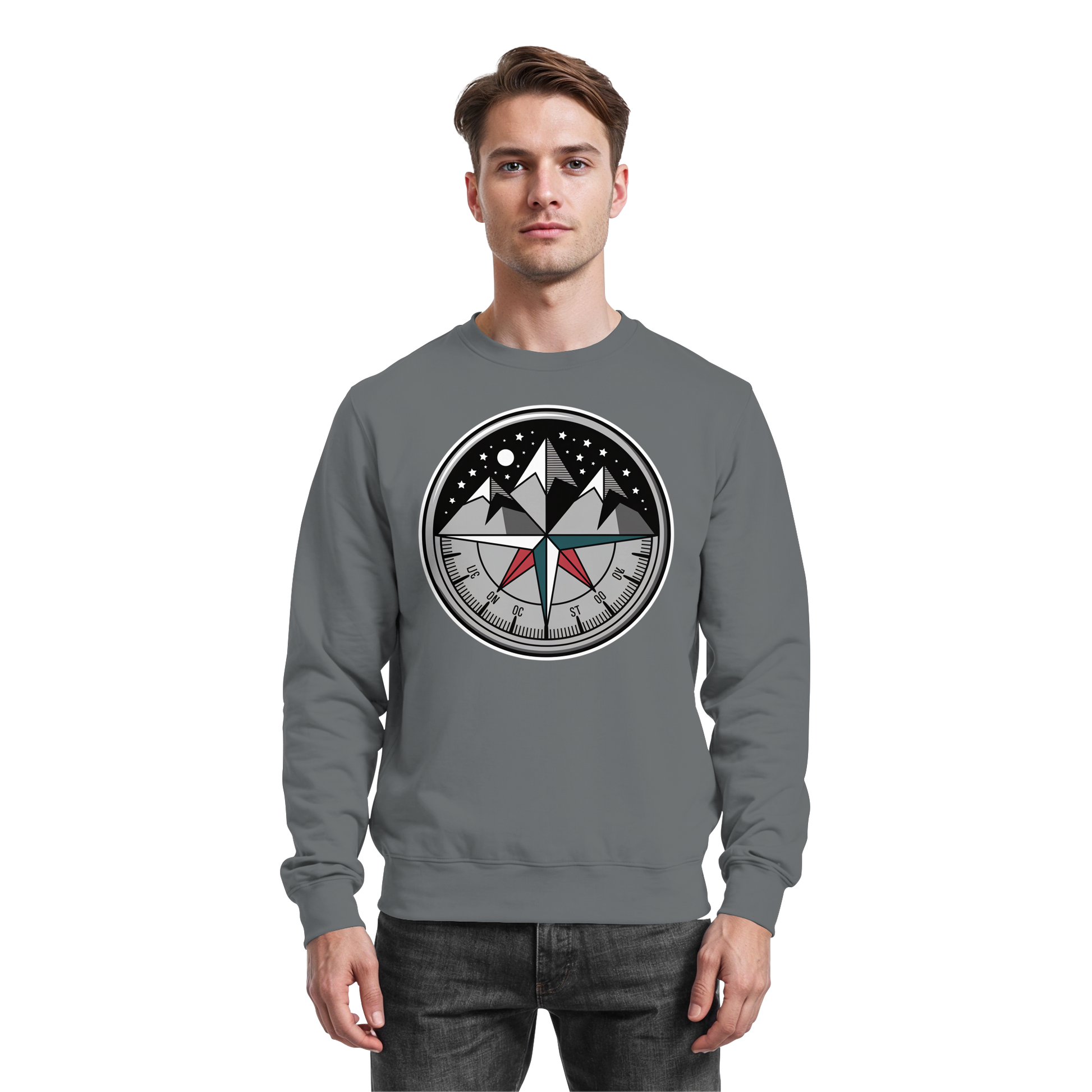 Starry compass  - Basic Sweatshirt - Arvenzo