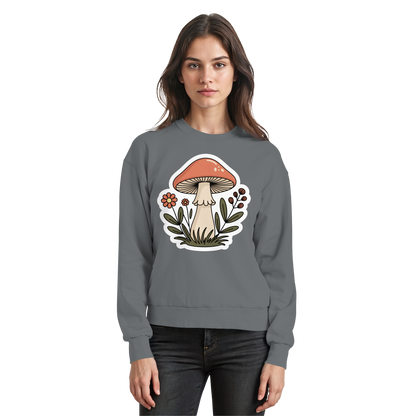 Arvenzo Still Roots steel grey sweatshirt with a simple front design, made from soft, comfortable fabric.