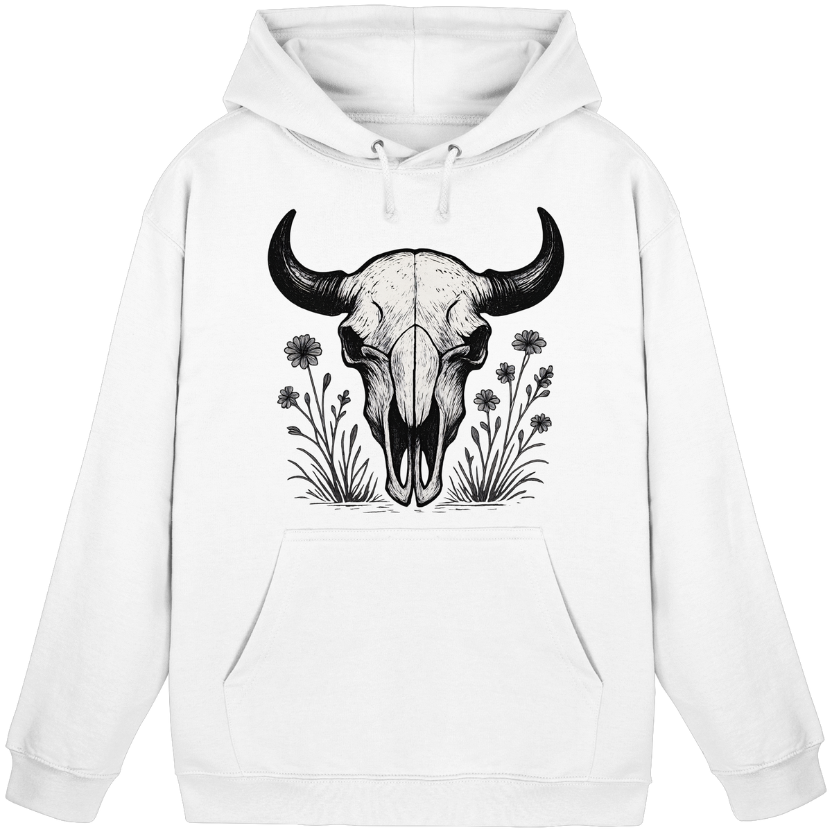 Bison Skull Hoodie