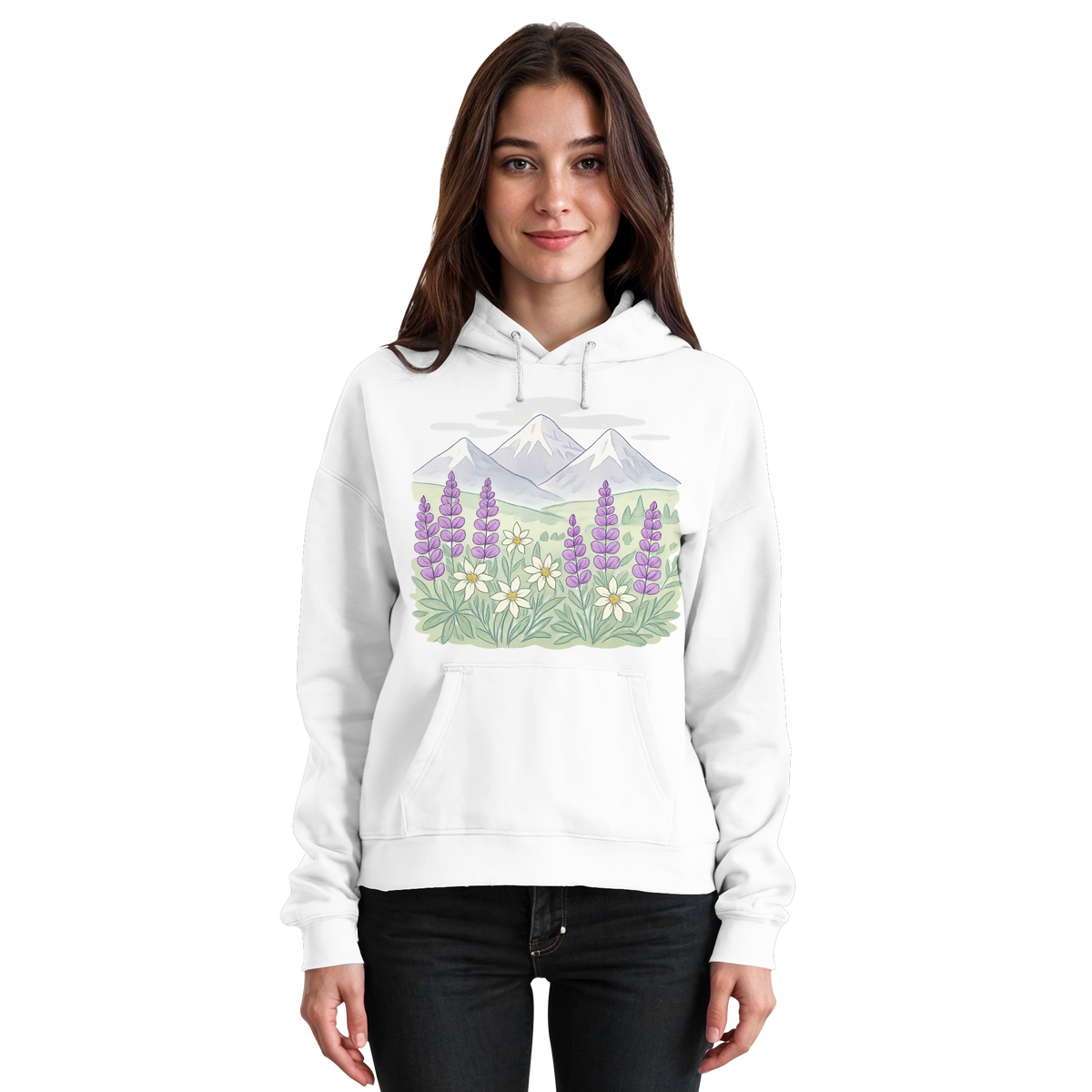 Alpine Bloom Hoodie