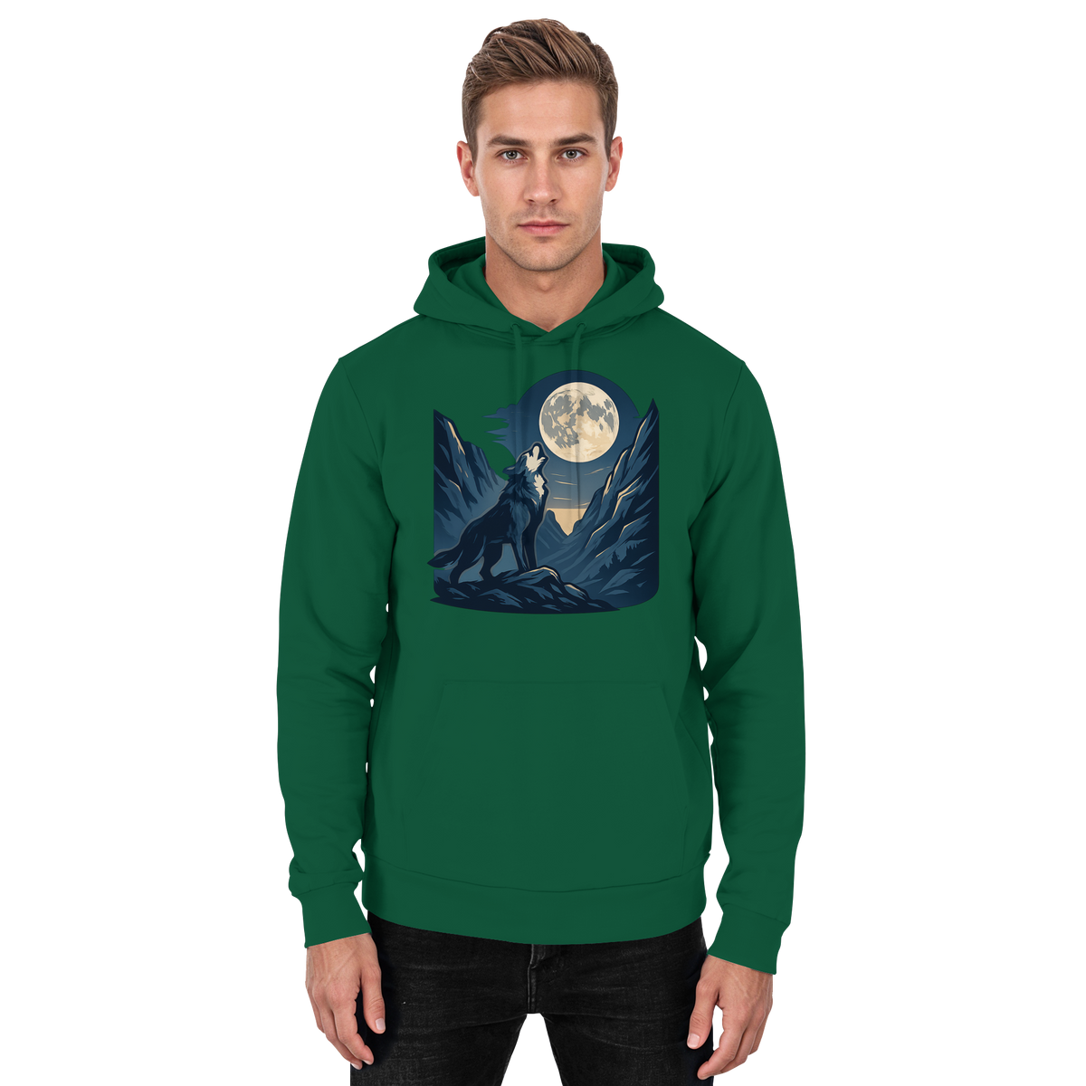 Silver Howl - Basic Unisex Hoodie