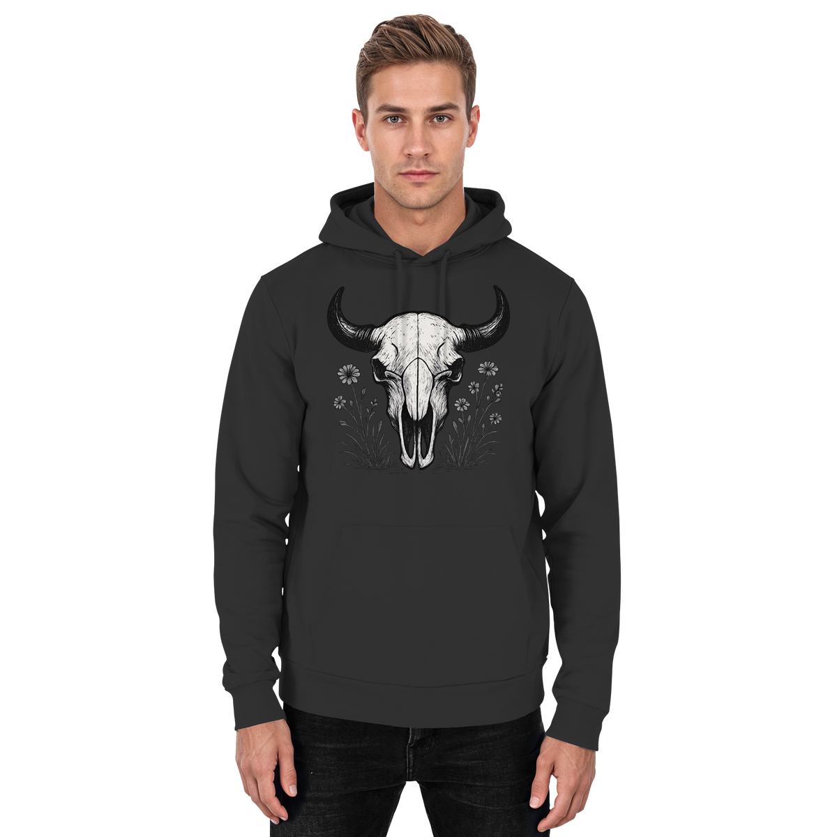 Bison Skull Hoodie