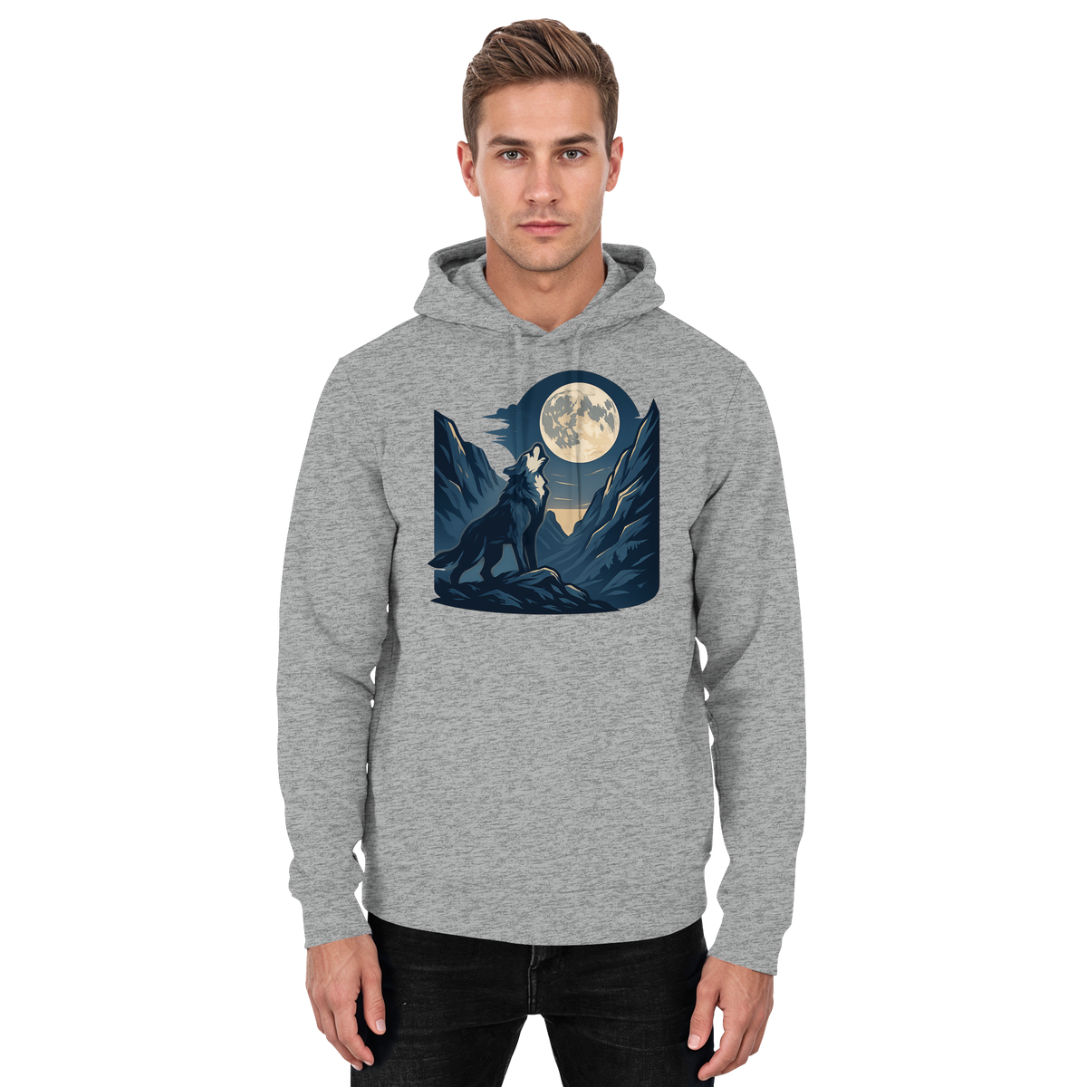 Silver Howl - Basic Unisex Hoodie