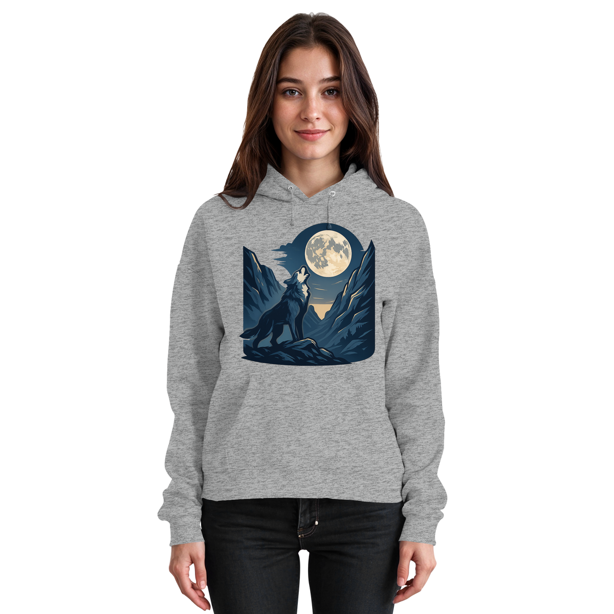 Silver Howl - Basic Unisex Hoodie