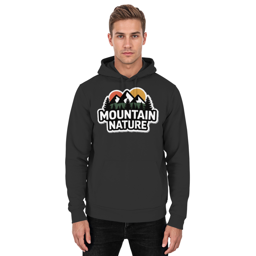 Mountain nature - Basic Unisex Hoodie - Arvenzo