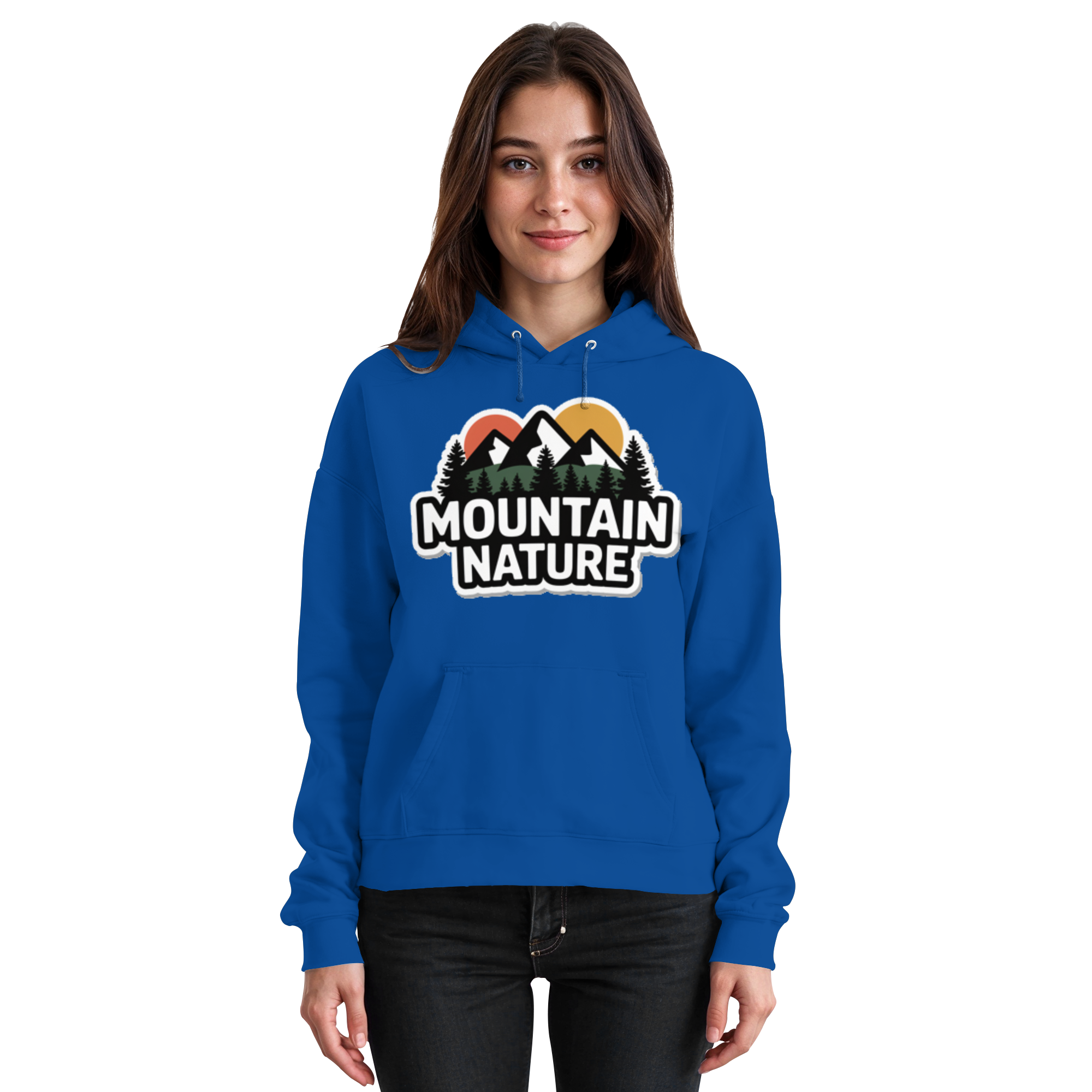 Mountain nature - Basic Unisex Hoodie - Arvenzo
