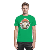 Unisex Still Roots Arvenzo shirt in Kelly green with a front design, premium cotton fabric, and comfortable fit.