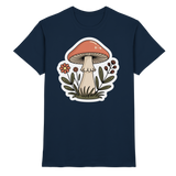 Front view of Arvenzo Still Roots unisex navy shirt, showcasing its premium design and comfortable fit.
