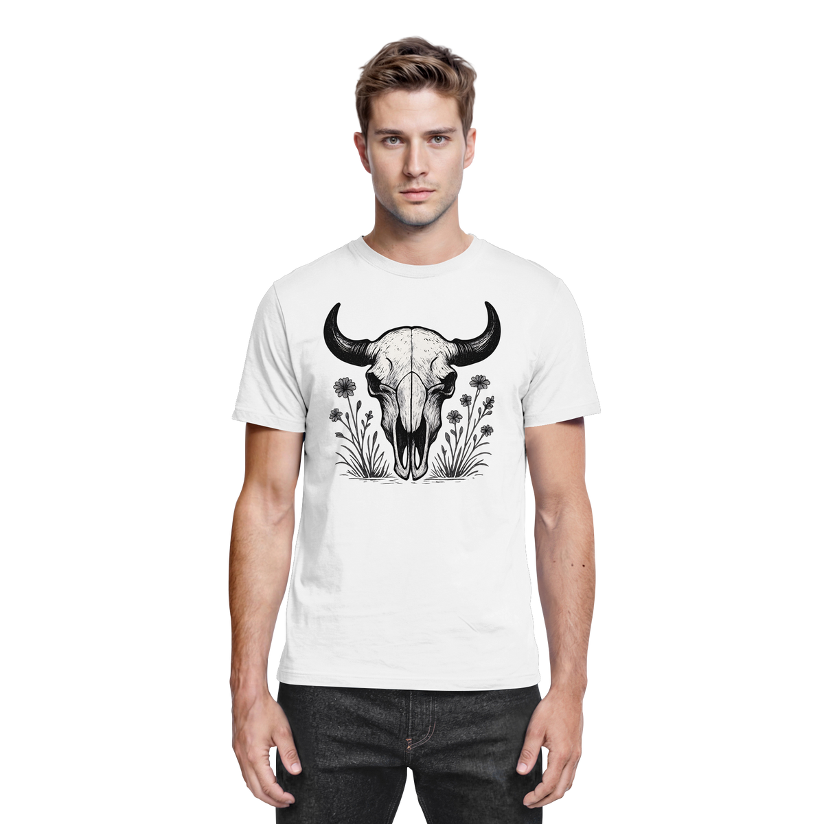 Bison Skull Shirt